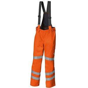 BP 2232-881-85-2XLn weerbestendige broek, inritsbaar rugpaneel met extra breedtes, afneembare bandjes, 31% polyester/28% modacryl/20% aramide/1% andere vezels, warnorange, 2XLn grootte