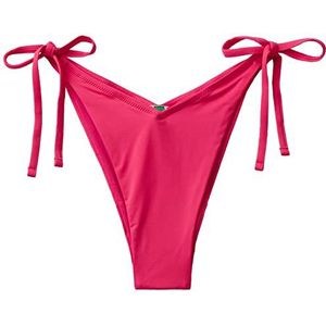 United Colors of Benetton Slip Mare 3P5H5S01U onderste deel van de bikini, fuchsia 76B, L dames, fuchsia 76b, L