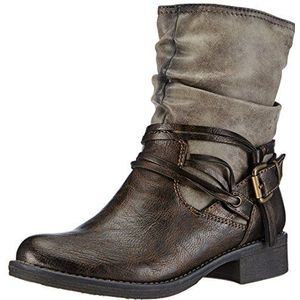 s.Oliver 25314 dames biker boots, Bruin Mocca Cigar 386, 42 EU