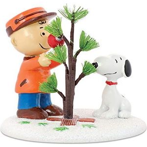 Department 56 Peanuts Charlie Brown & Snoopy Het perfecte boombeeldje | Handgemaakt en handgeschilderd 6,76 cm