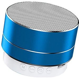 Draagbare bluetooth-luidspreker, mini-bluetooth-luidspreker, draadloos, bluetooth-luidspreker met TWS, rijk basstereogeluid voor thuis, buiten, blauw