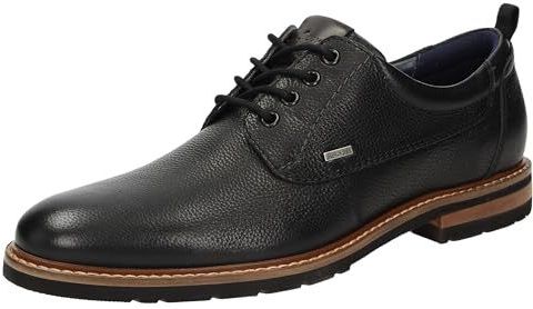 SIOUX - Rostolo-700 - Veterschoen - Zwart - Leer