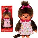 Bandai - Monchhichi - pluche dier Monchhichi Pop & Candy - iconisch pluche dier uit de jaren 80 - knuffeldier 20 cm voor kinderen en volwassenen - SE233861