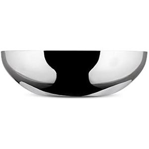 Alessi Dubbele kom (DUL02/32), Zilver,32 cm