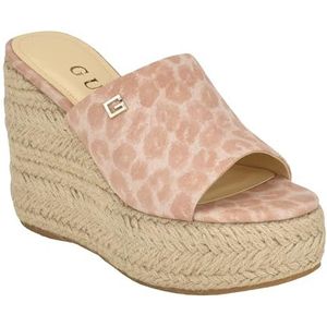 GUESS Dames Evba Wedge Sandaal, Naakt 110, 39 EU