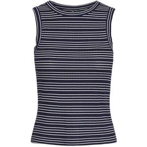 PIECES Pckiane T-shirt voor dames met brede bandjes, Wolk dansers/strepen: maritiem blauw, S