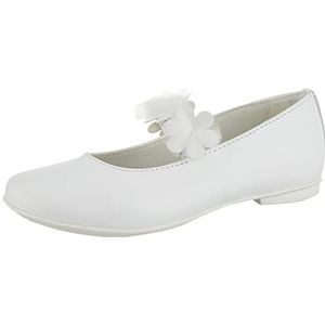 Primigi Fantasy Party, Mary Jane-schoen voor meisjes en meisjes, Witte bloemen, 33 EU