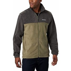 Columbia Men's Steens Mountain Full Zip 2.0, Soft Fleece with Classic Fit, Shark/Stone Green, 2XT