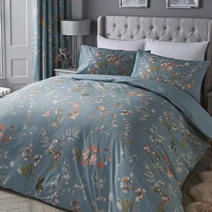 Dreams & Drapes - Farah - Easy Care Dekbedovertrek Set - Eenpersoonsbed in Eend Egg