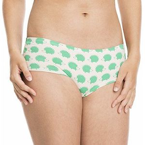 loud + proud Dames Organic Cotton, GOTS Panties, groen (Verde Ve), 36