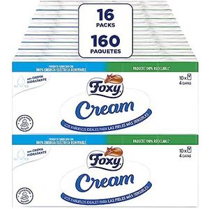 Foxy Cream zakdoeken met vochtinbrengende crème, verpakking van 10 stuks