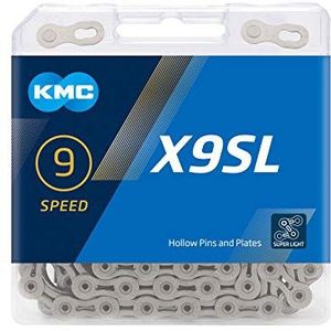 KMC X9SL 9 Speed Chain, Zilver, 114 Link