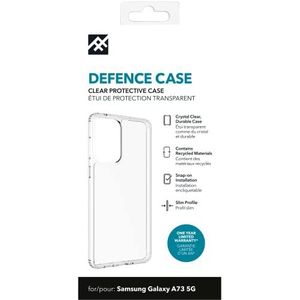 ZAGG iFrogz Defensie beschermhoes compatibel met Samsung Galaxy A73 5G, duurzaam, klikbestendig, antislip, slank, gerecycled, helder