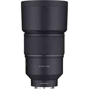 Samyang 135mm f1.8 af full frame auto focus telelens voor Sony e mount camera's, zwart, (syio13518-e)