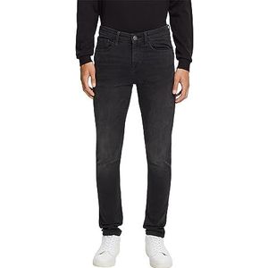 ESPRIT Gerecycleerd: skinny jeans, Black Dark Washed., 34W x 32L