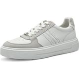 s.Oliver Dames 5-23637-42 sneakers, wit/grijs, 40 EU, wit grijs, 40 EU