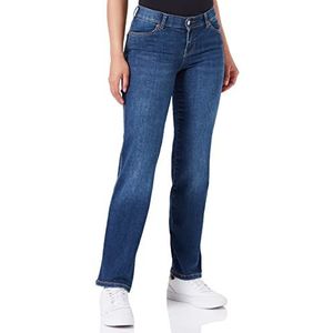 Dr. Denim Dixy Straight Jeans voor dames, Eyrie Donkerblauw, (XS) W / 34L