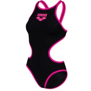 Arena - One Technology Big Logo - Eendelig Zwempak - Zwart - Stof MaxLife