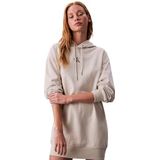 Calvin Klein - Sweatjurk LS MONOLOGO PREMIUM TERRY HOODIE - Vanilla Heather