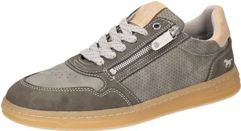MUSTANG - Sneakers - Grijs - Color-Blocking - Imitatieleer