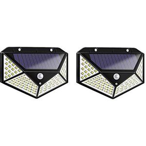 TEMPO DI SALDI 1 paar solarlampen voor buiten, met 100 leds