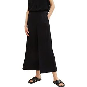 TOM TAILOR Dames 1036682 broek, 14482-Deep Black, 44/26L, 14482 - Deep Black, 44W x 26L