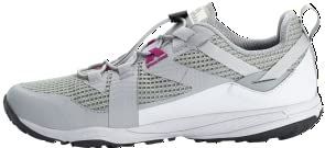 Jack Wolfskin dames Spirit Low W Low-Top Trainers, zilver, grijs, 35.5 EU