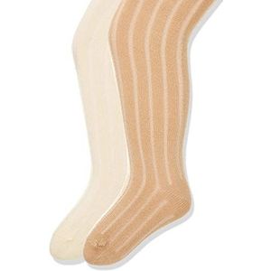 Minymo Panty's - 2-pack - Bamboe - Rib - Off White - Minymo - 116/122 - Panty's