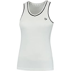 Dunlop Dames Club Ladies Tank Top Tennis Shirt, Wit, XXL, wit, XXL