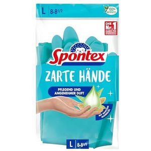 Spontex Zachte Handen Rubberen Handschoenen, Maat L