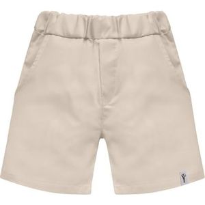Pinokio kurtze Safari broek van 100% katoen, jongens, maat 62-122 (62), Bejge Wooven Safari, 62 cm
