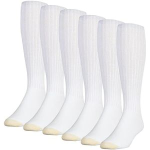 Gold Toe Heren Sokken (Pack van 3), White (6-pairs), L