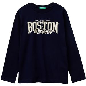 United Colors of Benetton T-shirt M/L, Blauw, 140