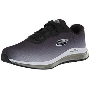 Skechers Skech-air Element 2.0 Sneaker voor dames, Zwart Wit Mesh Trim, 35.5 EU