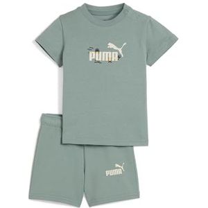 PUMA - Trainingspak - Zwart - 75% Katoen, 25% Gerecycled Katoen