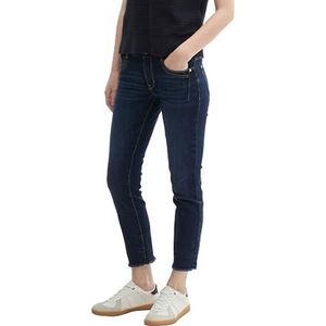 TOM TAILOR Alexa Slim Jeans voor dames, 10282 - Dark Stone Wash Denim, 25W x 28L