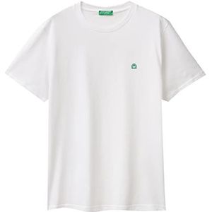 United Colors of Benetton T-Shirt 3MI5J1AF7, wit optisch 101, XL heren, optisch wit 101, XL