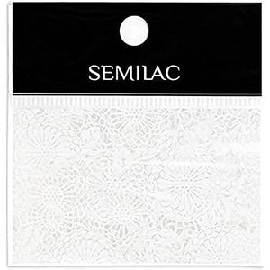 Semilac Nail fransfer folie 14 White Lace