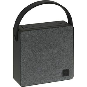 KitSound Flair Universal Bluetooth draadloze draagbare oplaadbare luidspreker incl. audiokabel met 3,5 mm jack grijs