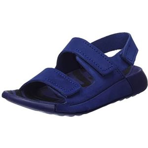 ECCO Cozmo K Flat Sandaal voor jongens, blauw, 34 EU
