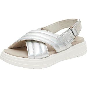 Legero Sunwalker damessandalen, metallic zilver 9250, 39 EU, Metallic Silver 9250, 39 EU