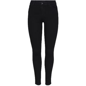 PIECES Jeansbroek voor dames, zwart denim, 32 NL/S/L