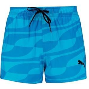PUMA Swim Men FORMSTRIP Short Shorts 1P, Blue Combo, XS