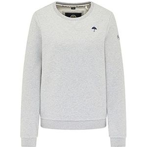 Schmuddelwedda Sweatpullover voor dames, lichtgrijs, gemêleerd, L