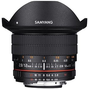 Samyang 12mm F2.8 Ultra Wide Fisheye lens, Canon, zwart, full-size