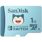 SanDisk - Pokémon Snorlax - microSD-kaart - 1 TB - Leessnelheid tot 100 MB/s - Schrijfsnelheid tot 90 MB/s