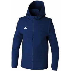 Erima uniseks-volwassene TEAM jack met afneembare mouwen (2062405), new navy, 3XL