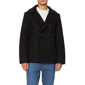 Brandit Pea Coat Uniformjas zwart 4XL 50% wol, 50% polyester Basics