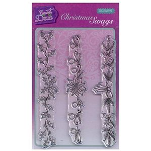 Sweet Dixie Kerst Swags Clear Stempel Set