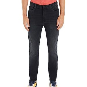 Tommy Jeans Heren Slimon Skinny Jeans Stretch, Dynamic Jacob Zwart, 29W / 32L